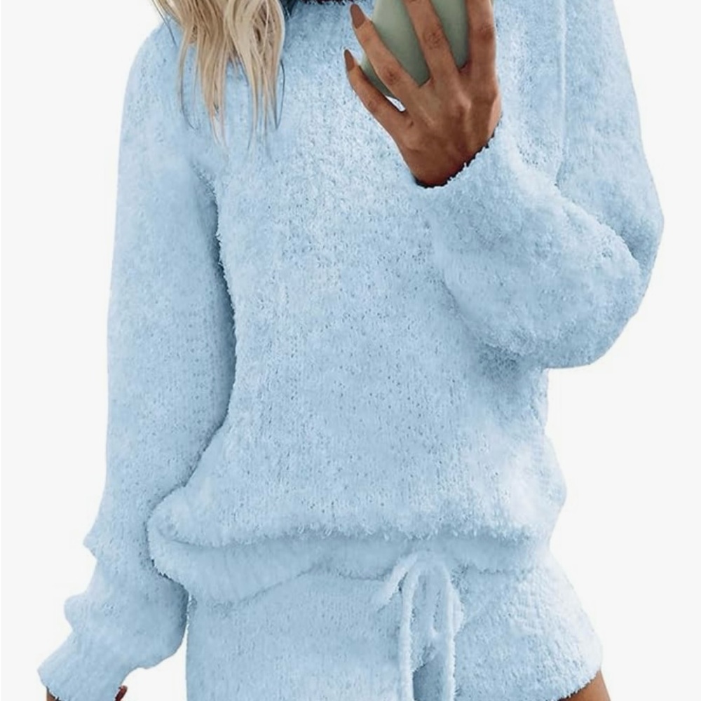 Cozy Blue Women's Loungewear Set